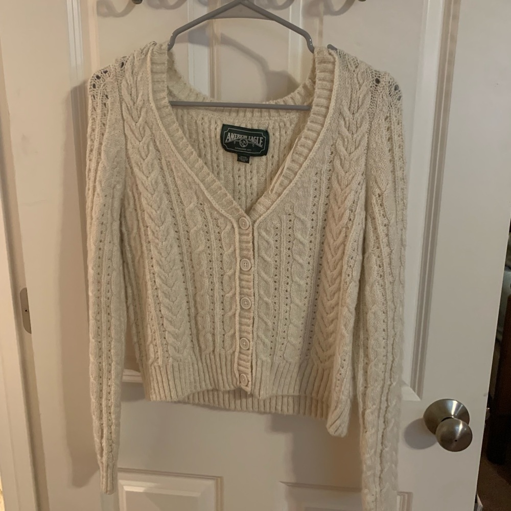 American Eagle Button Up Sweater